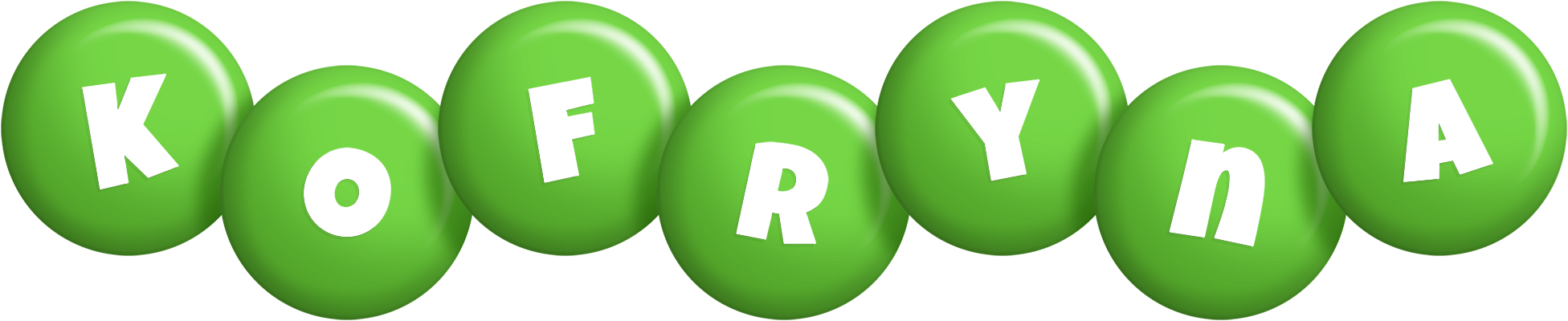Kofryna candy-green logo