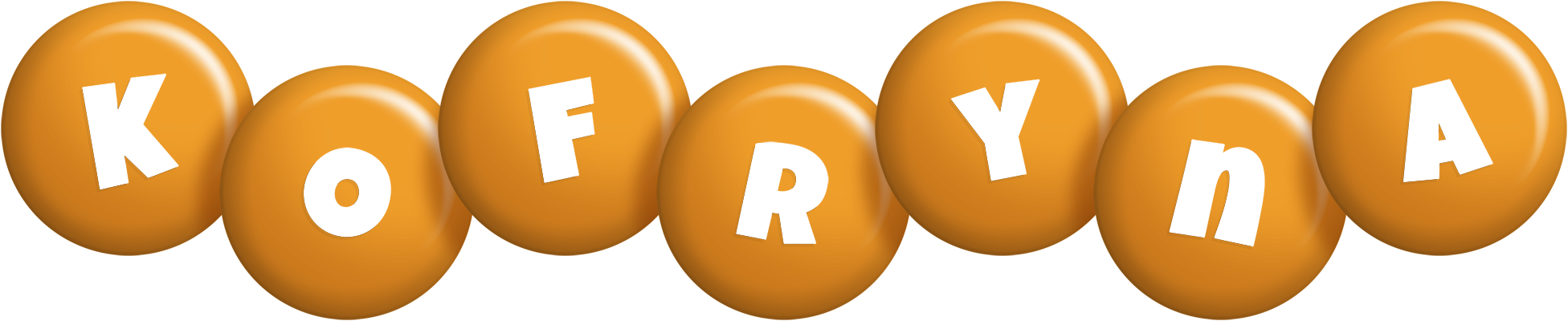 Kofryna candy-orange logo