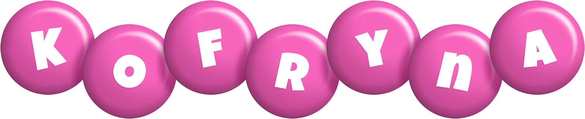 Kofryna candy-pink logo