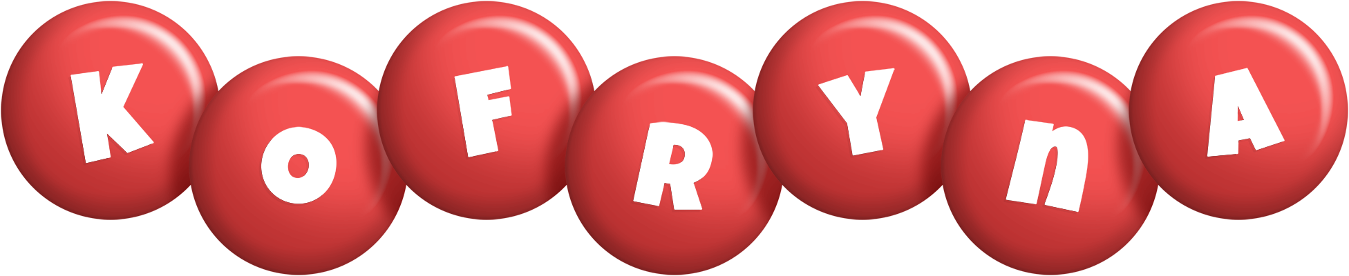 Kofryna candy-red logo