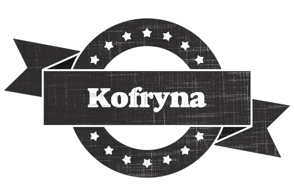 Kofryna grunge logo