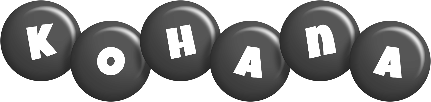Kohana candy-black logo