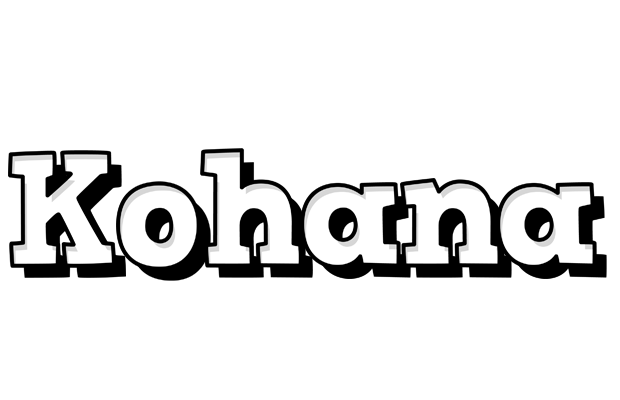 Kohana snowing logo