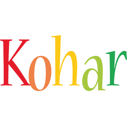 Kohar birthday logo