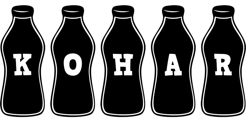 Kohar bottle logo