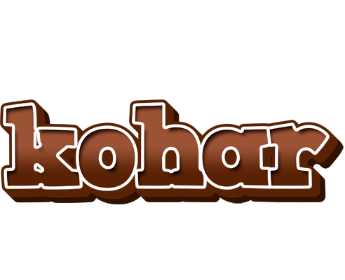 Kohar brownie logo