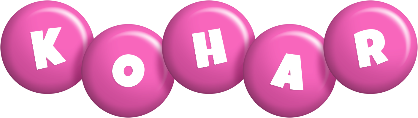 Kohar candy-pink logo
