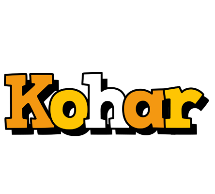 Kohar cartoon logo