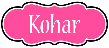 Kohar invitation logo
