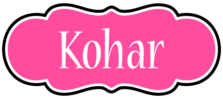 Kohar invitation logo
