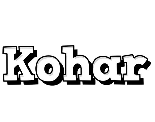 Kohar snowing logo