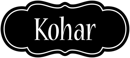 Kohar welcome logo