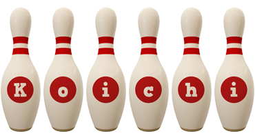 Koichi bowling-pin logo