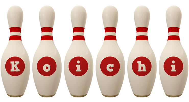 Koichi bowling-pin logo