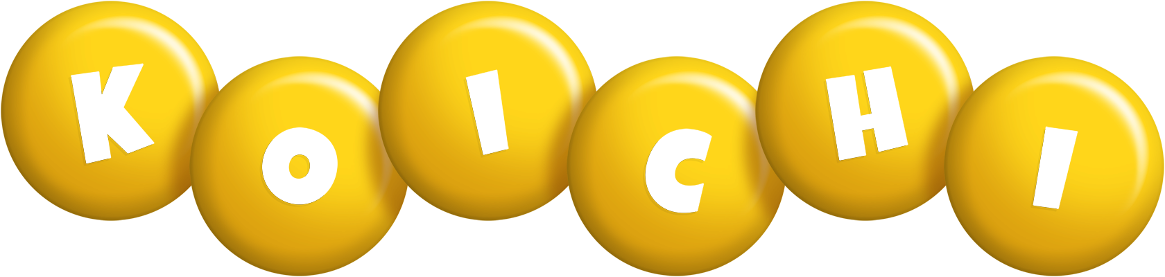 Koichi candy-yellow logo