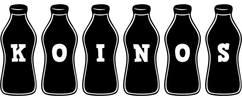 Koinos bottle logo