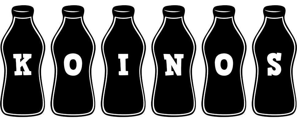 Koinos bottle logo