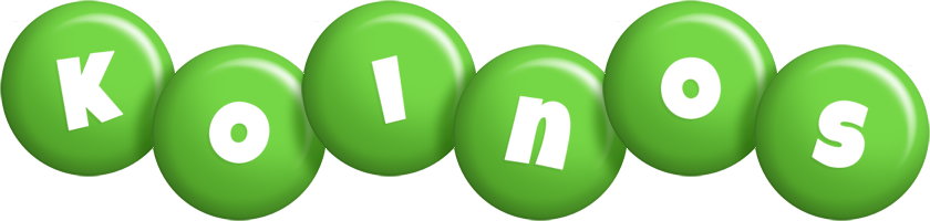 Koinos candy-green logo