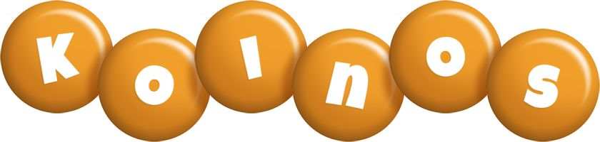 Koinos candy-orange logo