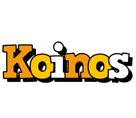 Koinos cartoon logo