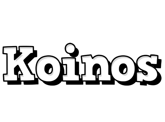 Koinos snowing logo