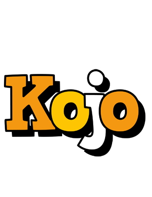 Kojo cartoon logo