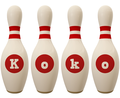 Koko bowling-pin logo