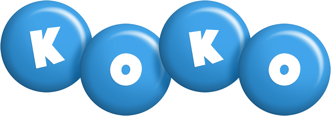 Koko candy-blue logo