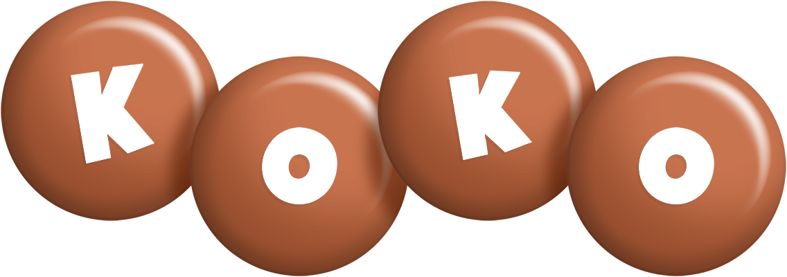 Koko candy-brown logo