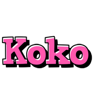 Koko girlish logo