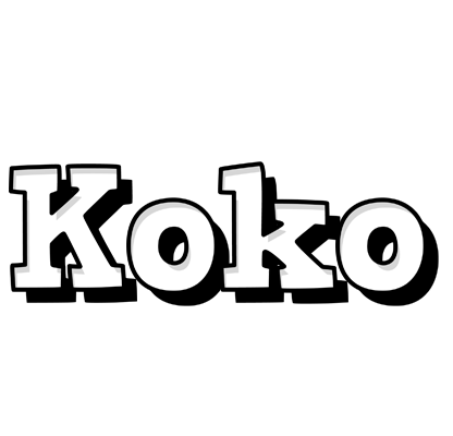 Koko snowing logo