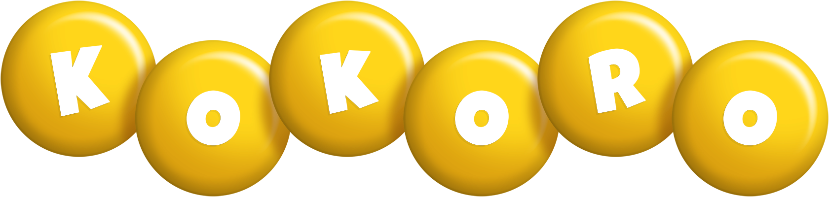 Kokoro candy-yellow logo