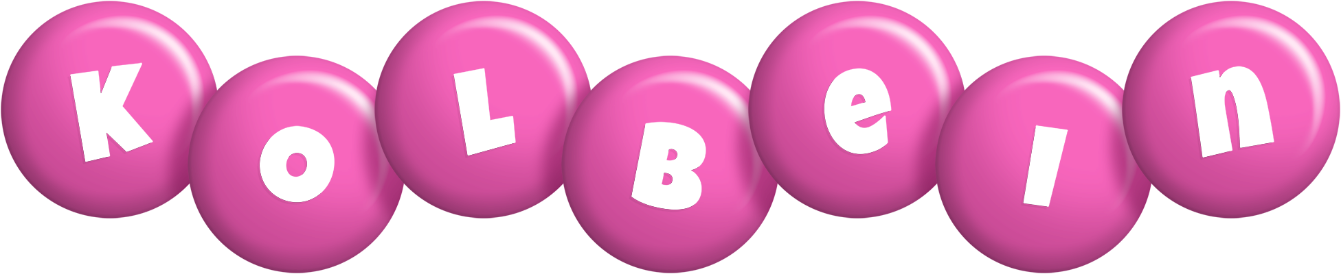 Kolbein candy-pink logo