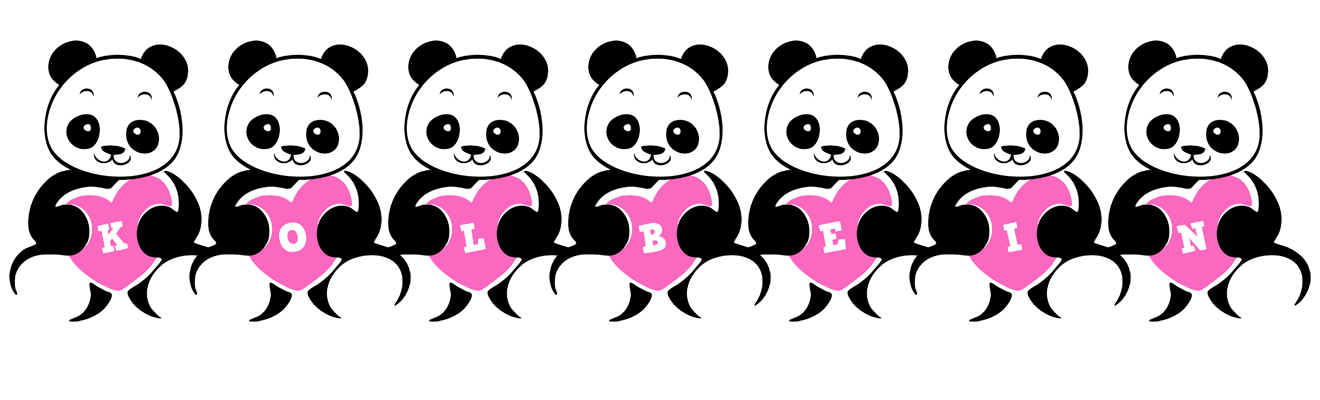 Kolbein love-panda logo