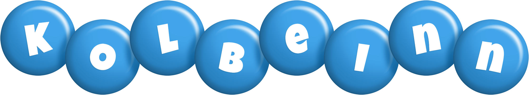 Kolbeinn candy-blue logo