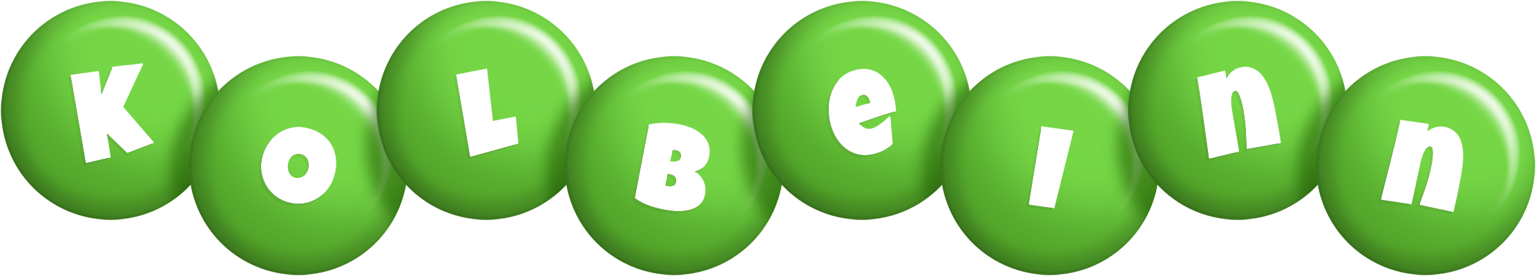 Kolbeinn candy-green logo