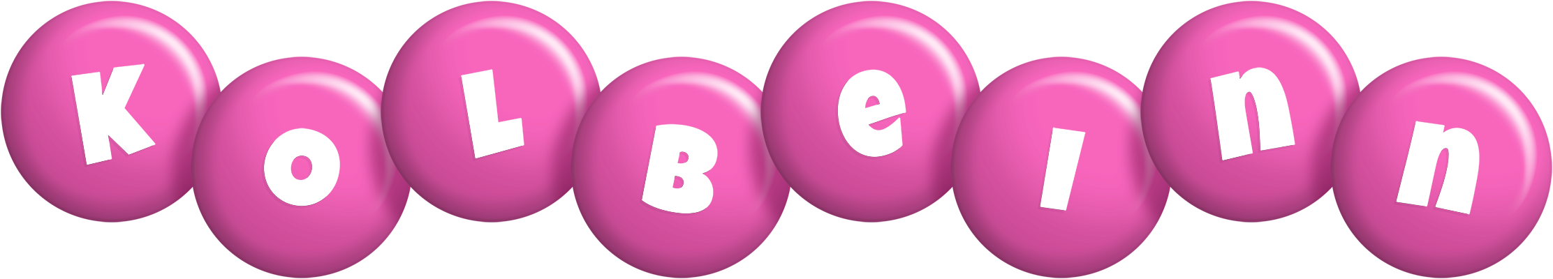 Kolbeinn candy-pink logo