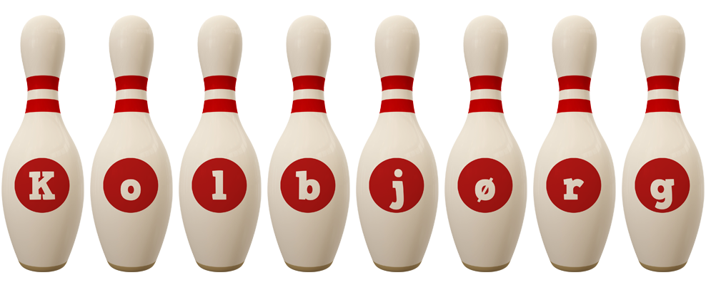 Kolbjørg bowling-pin logo