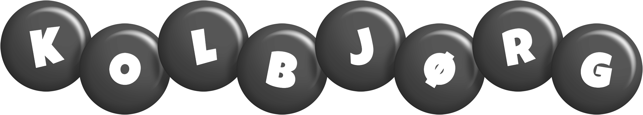Kolbjørg candy-black logo