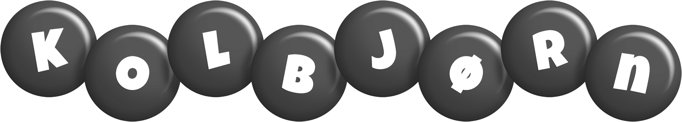 Kolbjørn candy-black logo