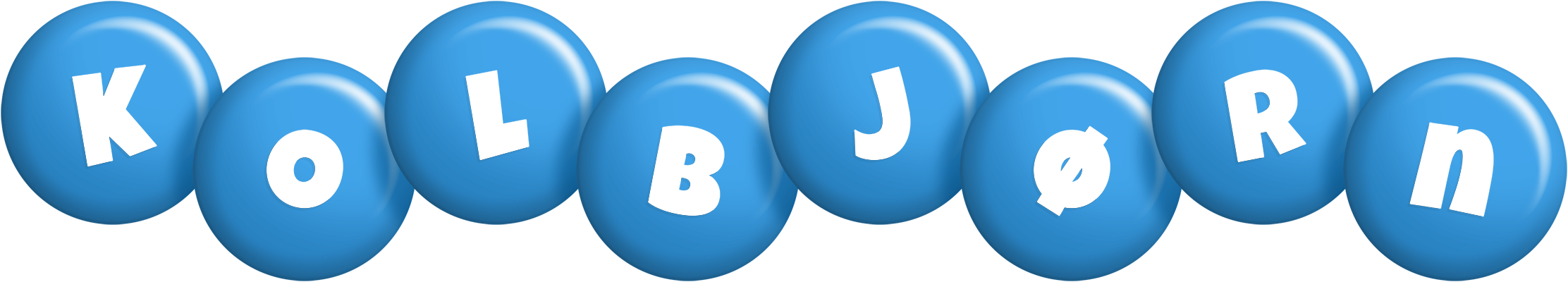 Kolbjørn candy-blue logo