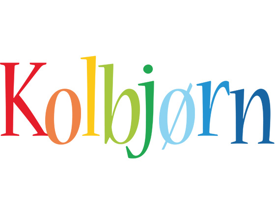 Kolbjørn birthday logo