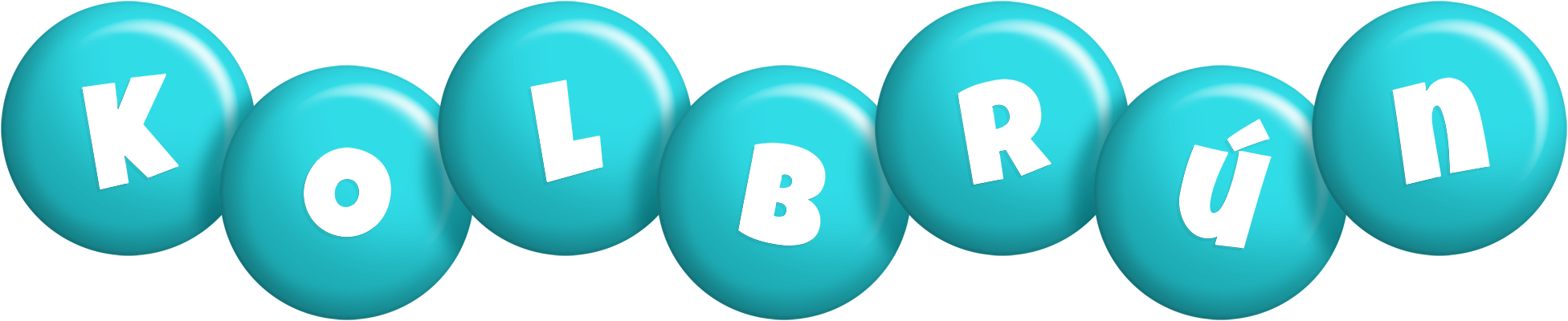 Kolbrún candy-azur logo