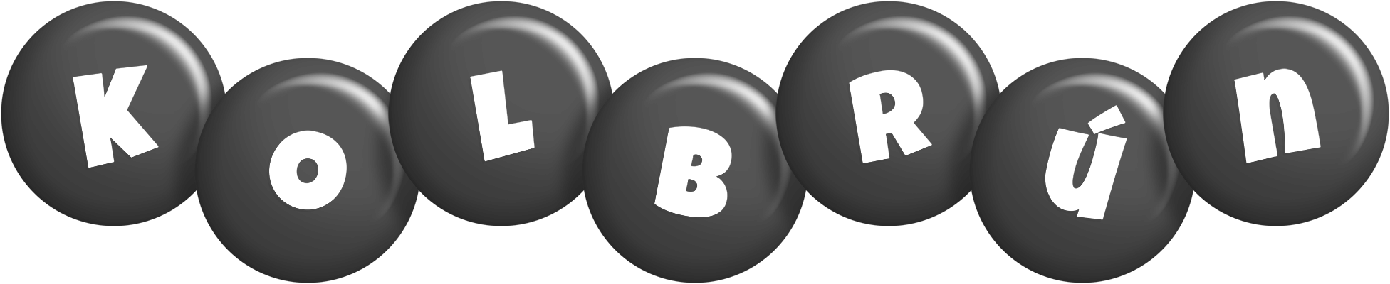 Kolbrún candy-black logo