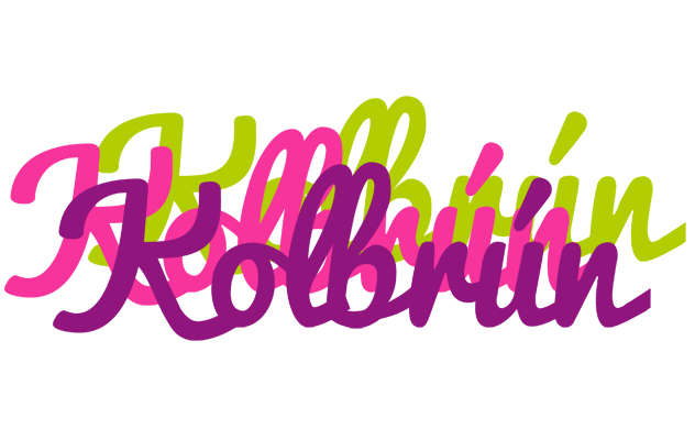Kolbrún flowers logo