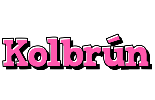Kolbrún girlish logo