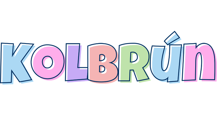 Kolbrún pastel logo