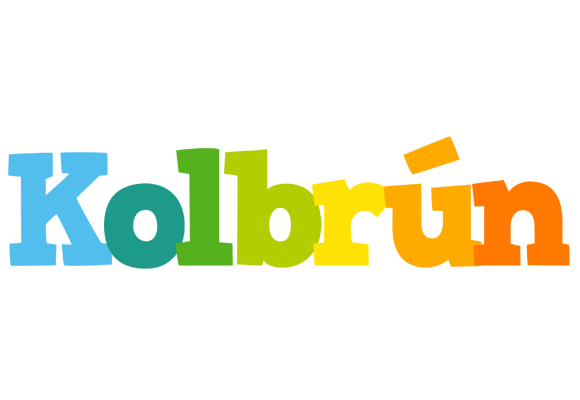 Kolbrún rainbows logo