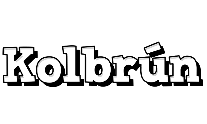 Kolbrún snowing logo