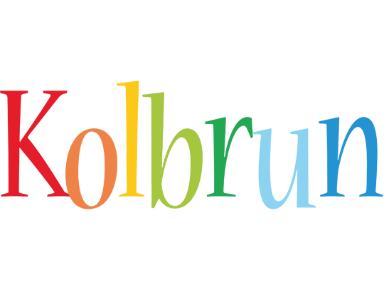 Kolbrun birthday logo